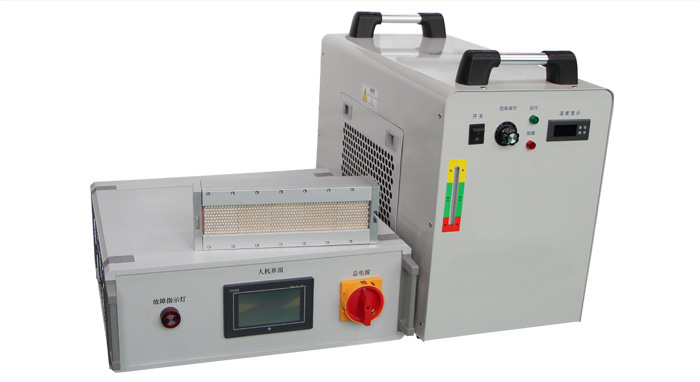 UV LED固化光源設(shè)備的三大配置照射頭、水冷機(jī)、電源驅(qū)動